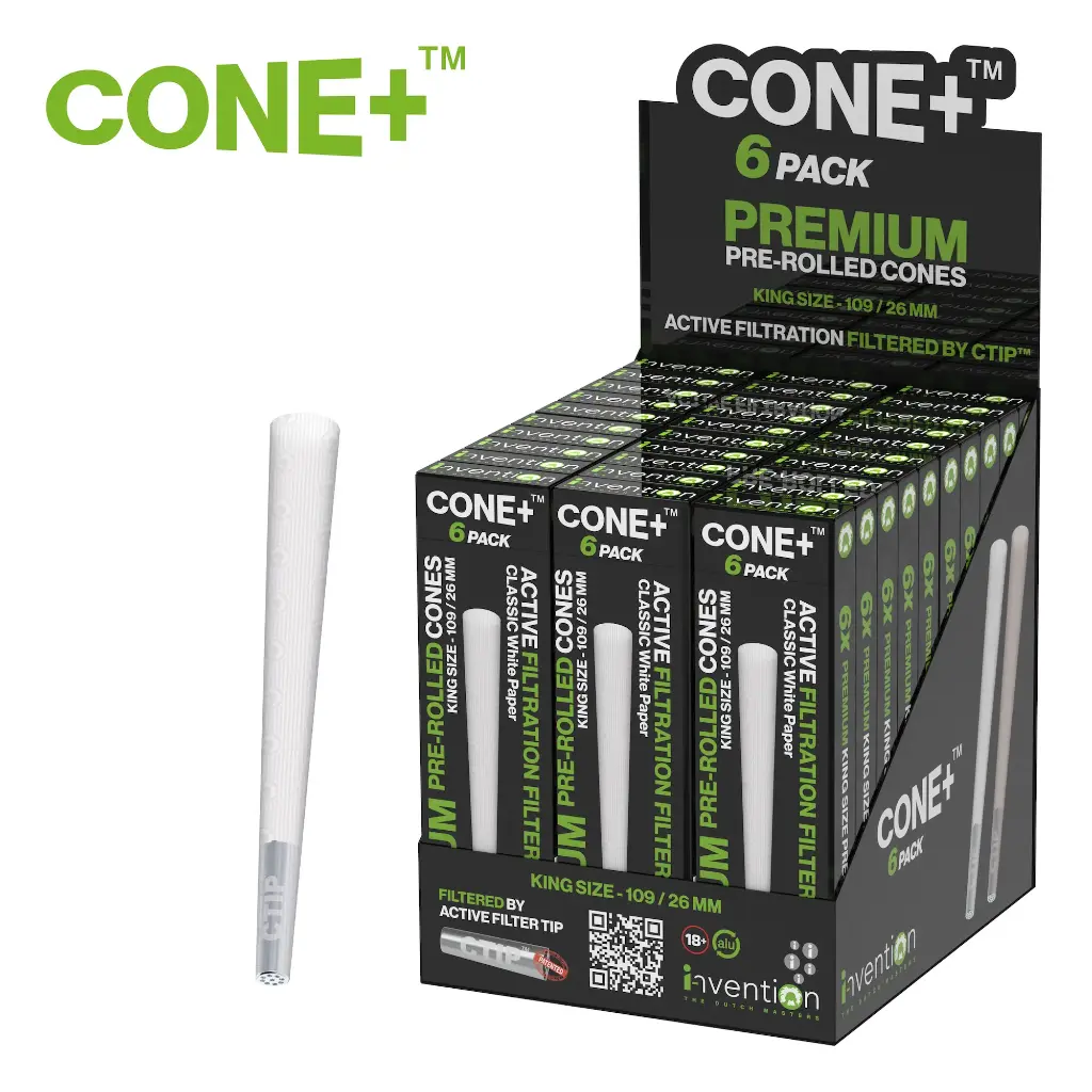 CONE+ King Size - Classic White 6-pack